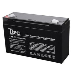 Ttec 6Volt 12Amper Bakımsız Kuru Akü