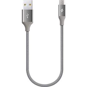 Ttec Alumicable Type-C 30 cm Mini Şarj Kablosu