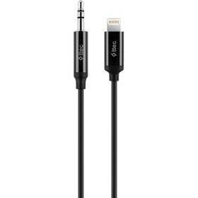 Ttec Aux - Lightning 100 cm Siyah Ses Kablosu