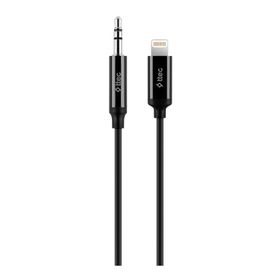 Ttec Aux - Lightning 100 cm Siyah Ses Kablosu