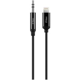 Ttec Aux - Lightning 100 cm Siyah Ses Kablosu