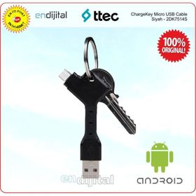 Ttec Chargekey Mıcro Usb Siyah Şarj Kablosu