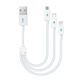 Ttec DK31 AlumiCable Mini Trio Üçü Bir Arada Şarj ve Data Kablosu