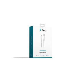 Ttec Extremecable Ekstra Dayanıklı 150cm Siyah İphone Şarj Kablosu