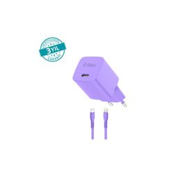Ttec Neon 2SCG20LN SmartCharger GAN 20W PD Seyahat Hızlı Şarj Aleti + USB-C - Lightning 120 cm Kablo