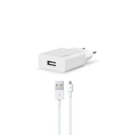 Ttec SmartCharger 10.5W Usb-A 1.2m Beyaz Seyahat Şarj Aleti ve Micro Usb Kablo