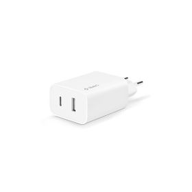 Ttec SmartCharger Duo Usb-C+Usb-A 2.4A Beyaz Seyahat Şarj Aleti