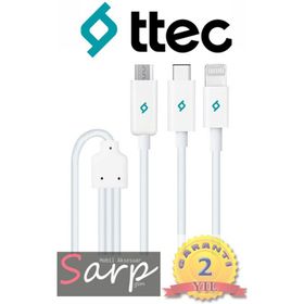 Ttec Trıo Type-C Lıghtnıng Mıcro Usb Şarj Kablosu
