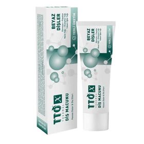 TTO 75 ml X Doğal Bitkisel Formül Beyazlatıcı Diş Macunu