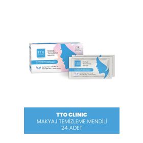TTO Clinic 24 Adet Makyaj Temizleme Mendili
