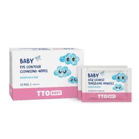TTO Soft Baby 12 Adet Göz Çevresi Temizleme Mendili