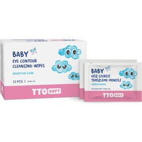 TTO Soft Baby 12 Adet Göz Çevresi Temizleme Mendili