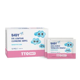 TTO Soft Baby 12 Adet Göz Çevresi Temizleme Mendili