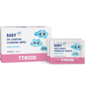 TTO Soft Baby 12 Adet Göz Çevresi Temizleme Mendili