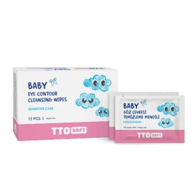 TTO Soft Baby 12 Adet Göz Çevresi Temizleme Mendili