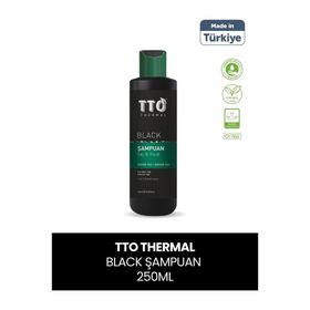 TTO Thermal Black 250 ml Çay Ağacı Saç ve Vücut Şampuanı
