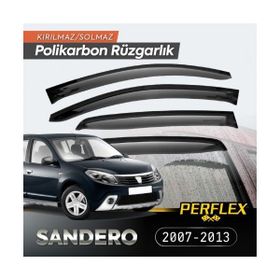 TTT Dacia Sandero 2007-2013 V2 Düz Cam Rüzgarlığı