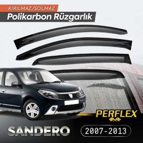 TTT Dacia Sandero 2007-2013 V2 Düz Cam Rüzgarlığı