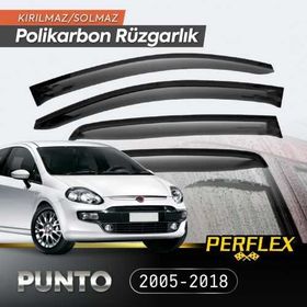 TTT Fiat Punto Grande 2005-2018 V2 Mugen Cam Rüzgarlığı