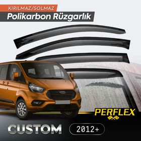 TTT Ford Custom 2012+ V2 Düz Cam Rüzgarlığı