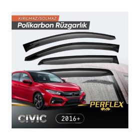TTT Honda Civic 2016+ V2 Mugen Cam Rüzgarlığı