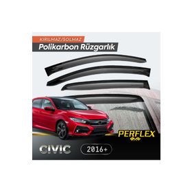 TTT Honda Civic 2016+ V2 Mugen Cam Rüzgarlığı