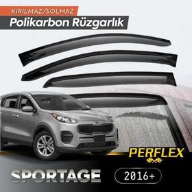 TTT Kia Sportage 2016+ V2 Düz Cam Rüzgarlığı