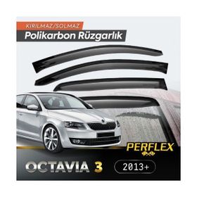 TTT Skoda Octavia 3 2013+ V2 Düz Cam Rüzgarlığı