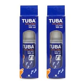Tuba 2x100 ml Ayak Spreyi
