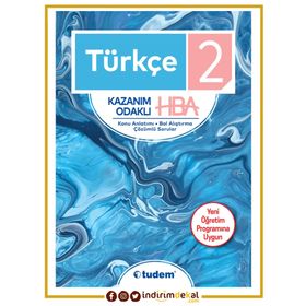 Tudem 2. Sınıf Türkçe Kazanım Odaklı HBA Konu Anlatımı Sorular