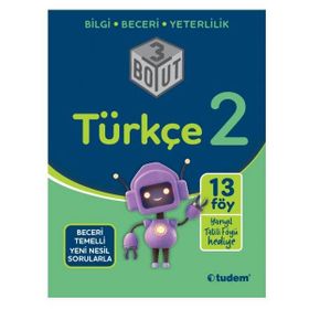 Tudem Eğitim Yayınları 2. Sınıf Türkçe 3 Boyut