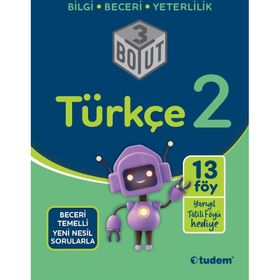 Tudem Eğitim Yayınları 2. Sınıf Türkçe 3 Boyut