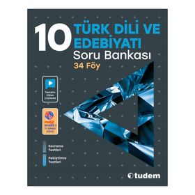 Tudem Eğitim Yayınları Türk Dili ve Edebiyatı 10. Sınıf Soru Bankası