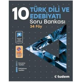 Tudem Eğitim Yayınları Türk Dili ve Edebiyatı 10. Sınıf Soru Bankası