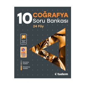 Tudem Yayınları 10.Sınıf Coğrafya Soru Bankası