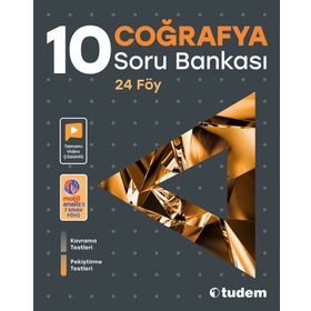 Tudem Yayınları 10.Sınıf Coğrafya Soru Bankası