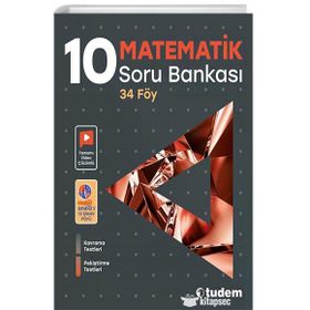 Tudem Yayınları 10.Sınıf Matematik 34 Föy Soru Bankası