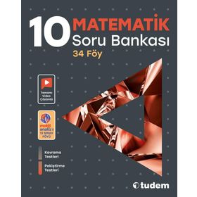 Tudem Yayınları 10.Sınıf Matematik 34 Föy Soru Bankası