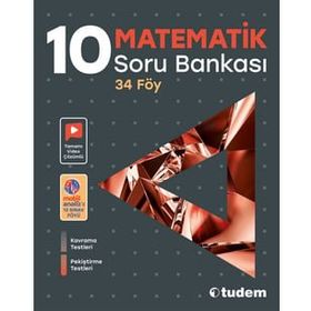 Tudem Yayınları 10.Sınıf Matematik 34 Föy Soru Bankası