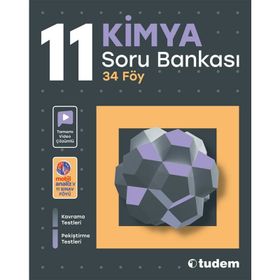 Tudem Yayınları 11. Sınıf 34 Föy Kimya Soru Bankası