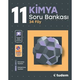 Tudem Yayınları 11. Sınıf 34 Föy Kimya Soru Bankası