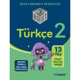 Tudem Yayınları 2. Sınıf 3 Boyutlu Türkçe Föy
