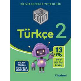 Tudem Yayınları 2. Sınıf 3 Boyutlu Türkçe Föy