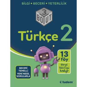 Tudem Yayınları 2. Sınıf 3 Boyutlu Türkçe Föy