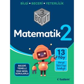 Tudem Yayınları 2. Sınıf Matematik 3 Boyut Yeni Nesil Sorularla