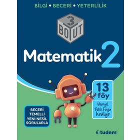 Tudem Yayınları 2. Sınıf Matematik 3 Boyut Yeni Nesil Sorularla