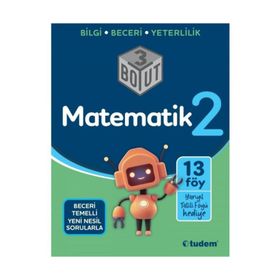 Tudem Yayınları 2. Sınıf Matematik 3 Boyut Yeni Nesil Sorularla