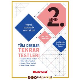 Tudem Yayınları 2.Sınıf Tüm Dersler Tekrar Testleri