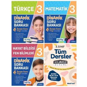 Tudem Yayınları 3.Sınıf Dinamik Soru Bankası ve Tüm Dersler Kılavuz Deneme Seti