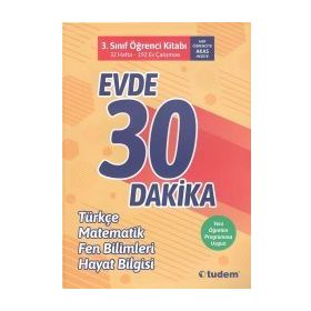 Tudem Yayınları 3. Sınıf Evde 30 Dakika Soru Ev Çalışması